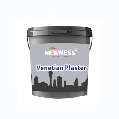 Pintura de pared de yeso veneciano de alta brillantez anti-rayga con fuerte adhesión y herramientas de lote