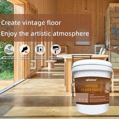 Revestimiento de piso impermeable de epoxi metálico Pintura de piso acrílico autonivelable para pisos de garaje