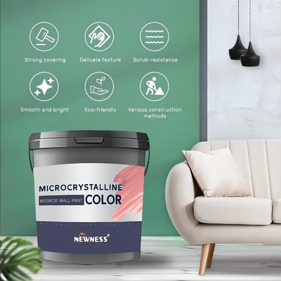 MF Tio2 Pintura de color recubrimiento impermeable con tasa de propagación teórica de 2m2/KG
