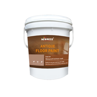 Pintura de piso epoxi de acrílico poliuretano antiderrapante impermeable para hormigón 20 kg/balde
