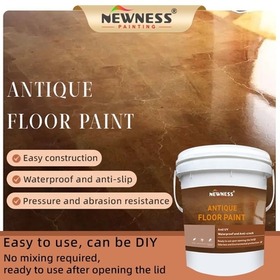MF Tio2 Pintura de piso epoxi para concreto auto nivelado con revestimiento líquido y acabado liso