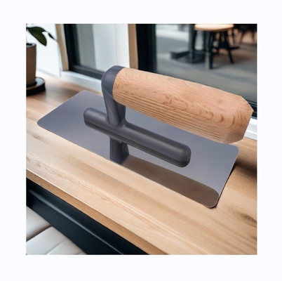 Apoyo a la personalización de 8 pulgadas longitud de la hoja mango de madera de acero inoxidable de yeso de la paleta