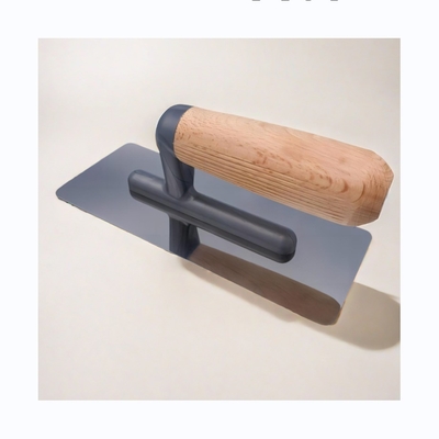 200 mm de acero inoxidable de yeso de la paleta de mango de madera para el rendimiento de larga duración