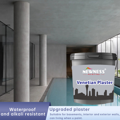25035-69-2 Pintura de pared rosa de neón Yeso veneciano resistente al agua para aplicación por lotes