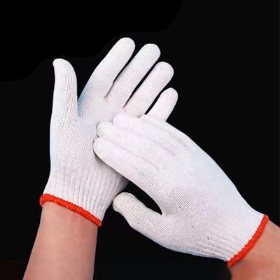 Guantes de trabajo manuales de algodón de punto para hombres