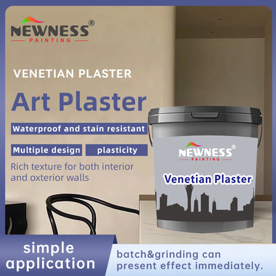 Pintura de pared de hormigón pulida de estilo industrial moderno con prueba de moho y anti-grietas