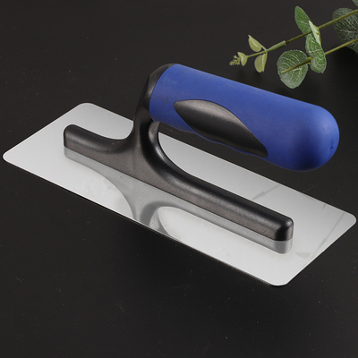 Halla de plástico Cuchilla de acero inoxidable herramienta de alisado de pared seca para raspar yeso