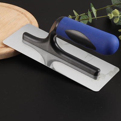 Halla de plástico Cuchilla de acero inoxidable herramienta de alisado de pared seca para raspar yeso