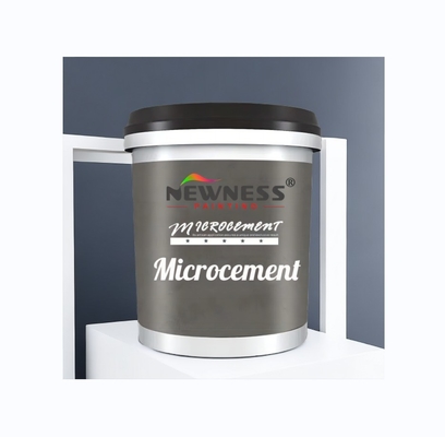 Diseños de paredes de alta dureza de un solo componente de micro cemento mate para acabados existentes