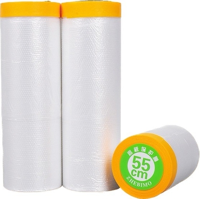 Película de enmascaramiento activada por agua preenmascarada ancho 30cm-300cm para un enmascaramiento fácil y preciso