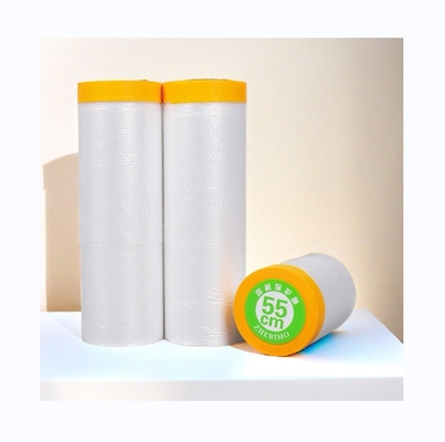 Protección de la pintura con película de enmascaramiento de precinta que cubre la personalización manual y OEM