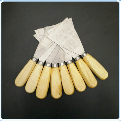 Cuchillo de masilla de mango largo con 6 hojas para quitar vidrio de ventanas de madera y papel pintado