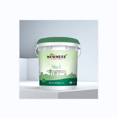 Construcción de revestimiento interior de pintura de látex con emulsión acrílica respetuosa con el medio ambiente