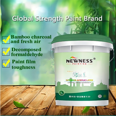 Pintura de emulsión de pared interior plana/matta suministro directo del método de aplicación con pincel