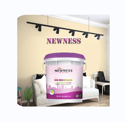 Revestimiento de construcción con emulsión de polímero acrílico elástico y resistente a las grietas