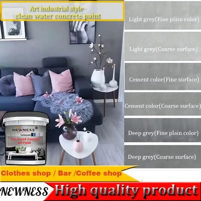 20KG/BUCKET Pintura de revestimiento líquido de estado de microcemento para decoración de suelos