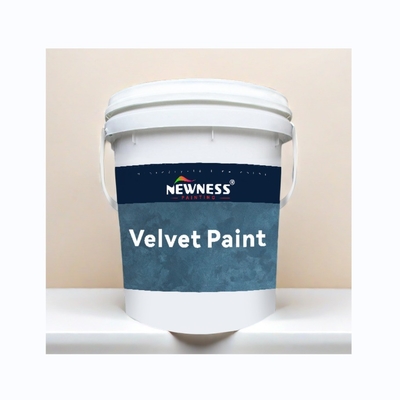 Pintura para paredes interiores con emulsión de laca