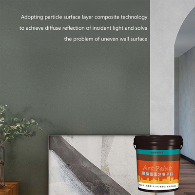 MF Tio2 Revestimiento de látex para artes murales de interiores avanzados Lavable Seca rápida Eco amigable