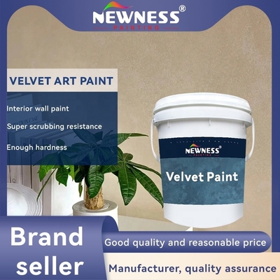Actualice sus paredes con pintura de pared de revestimiento líquido sin aceite ECO y pintura de arte de terciopelo