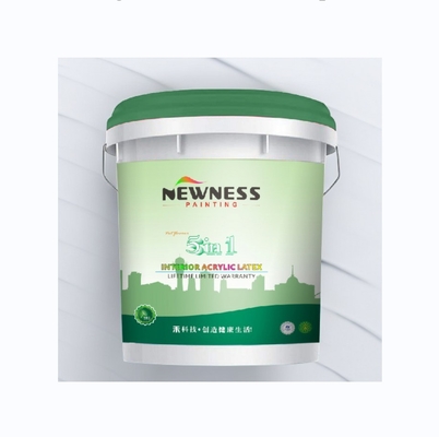 Pintura de emulsión de látex interior con película dura Apariencia alta brillante