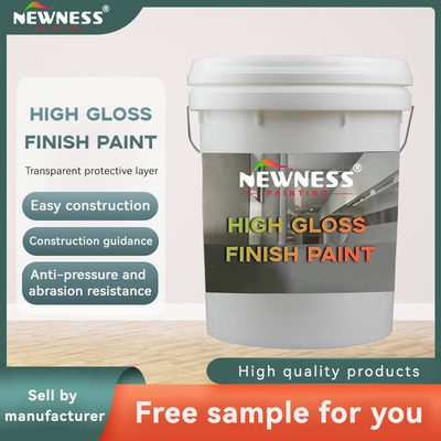 Pintura de pared impermeable acrílica con acabado brillante para revestimiento brillante e impermeable
