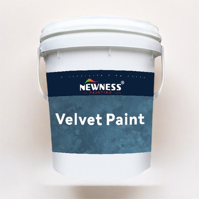 Pintura decorativa de terciopelo mate para sala de estar acabado artístico lavable y duradero