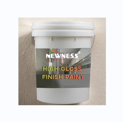 Pintura de emulsión de plástico aplicada con cepillo de pintura superior impermeable brillante para paredes de edificios