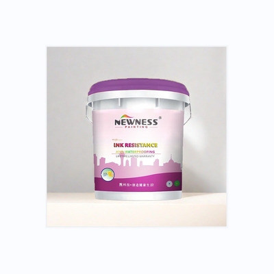 Área de aplicación de acero Pared interior Emulsión de pincel Pintura de látex acrílico en blanco