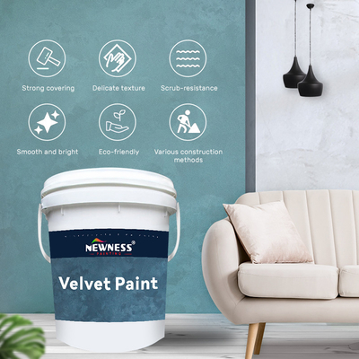 Pintura de látex interior a base de agua de alta cobertura en colores personalizados para recubrimiento líquido