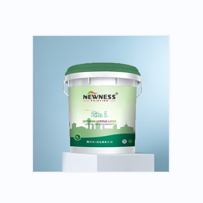 Pintura de emulsión de látex con recubrimiento de paredes interiores acrílicas con fórmula respetuosa con el medio ambiente