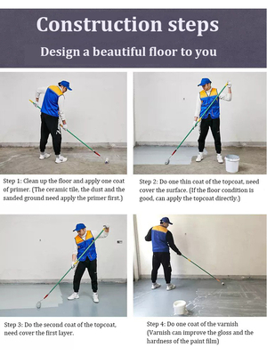 Revestimiento de piso epoxi antistatico de color personalizado para protección de pisos de alta resistencia
