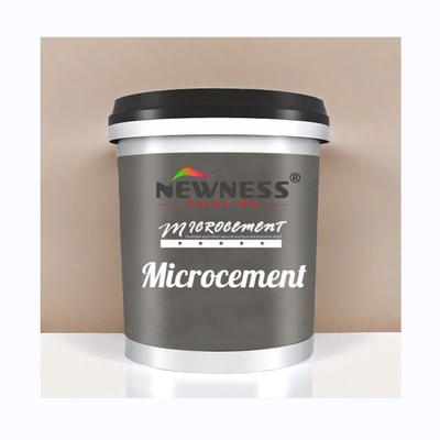 Pintura de látex acrílico de pared interior a base de silicato para decoración de micro cemento líquido