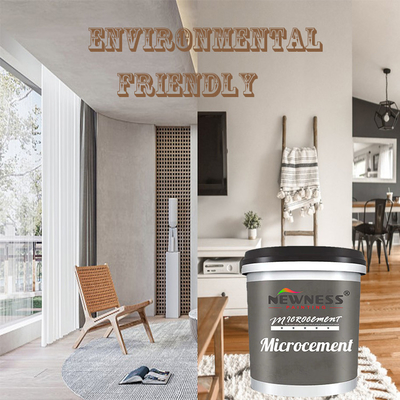 20KG/BUCKET Volumen de pintura de silicato acrílico látex líquido de microcemento para paredes interiores