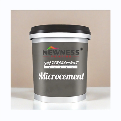 20KG/BUCKET Volumen Kit de piso de microcemento de acabado alto brillante resistente a los arañazos
