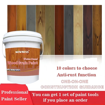 Volumen 20KG/BUCKET Matt Wood Grain Powder Coating Paint para el efecto de madera de aluminio