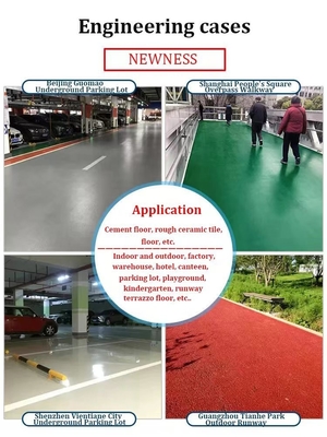 Pavimento de revestimiento de pintura acrílica epoxi para una solución duradera y de bajo mantenimiento