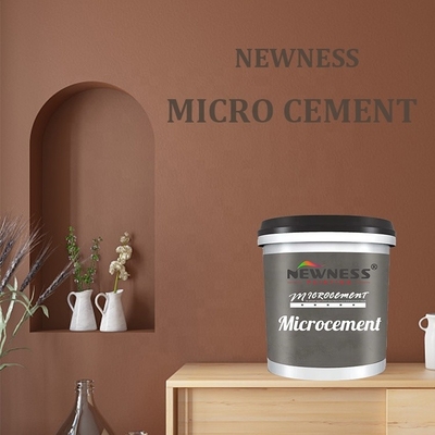 Kit de pintura de pared sin costura de microcemento de alta dureza Método de raspado de microcemento de silicato