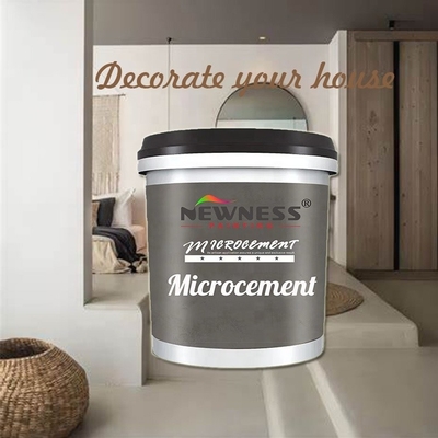 Kit de pintura de pared sin costura de microcemento de alta dureza Método de raspado de microcemento de silicato