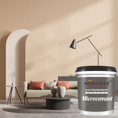 Kit de pintura de pared sin costura de microcemento de alta dureza Método de raspado de microcemento de silicato