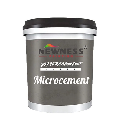 Kit de pintura de pared sin costura de microcemento de alta dureza Método de raspado de microcemento de silicato