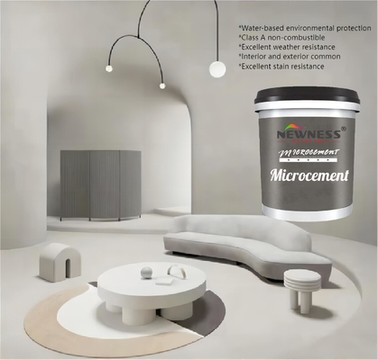 Techo de pared de microcemento La combinación perfecta para áreas húmedas y fácil mantenimiento