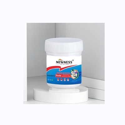 Revestimiento elástico negro resistente a altas temperaturas para impermeabilización profesional de techos