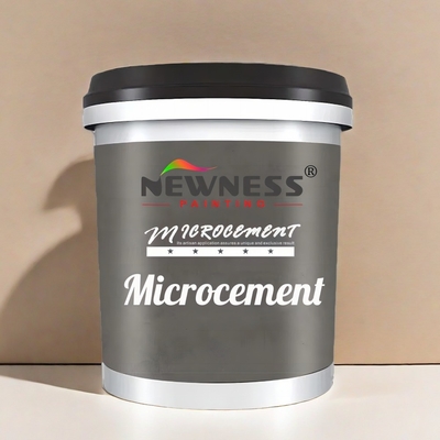 Pintura de micro cemento de alta adhesión 20 kg/BUCKET Pintura de acabado de recubrimiento de textura impermeable