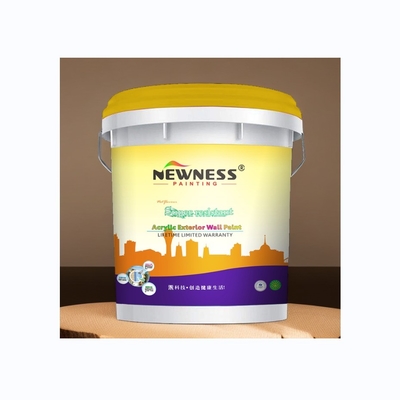 Revestimiento de construcción pintura de textura mate con aspecto de película dura Emulsión de látex acrílico