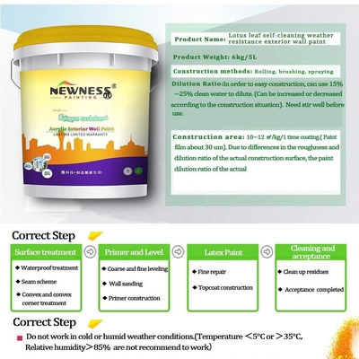 202-415-4 EINECS No. DIY Revestimiento de paredes interiores para aplicaciones coloridas y de pulverización