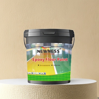 Revestimiento industrial de pintura de piso de resina epoxi antistatico en estado líquido