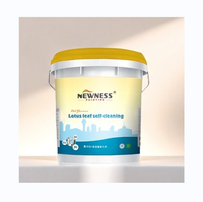 Pintura gris acrílica para paredes exteriores a base de agua 20KG/BUCKET y 12 meses de vida útil