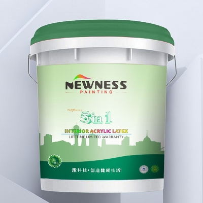 Pintura de pared interior de color blanco para hospitales ecológicos a prueba de moho