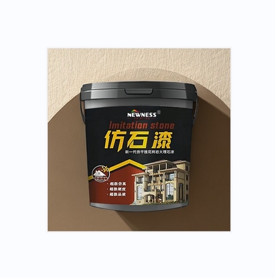 MF Tio2 pintura de pared exterior líquida textura pintura de piedra de granito con larga vida útil