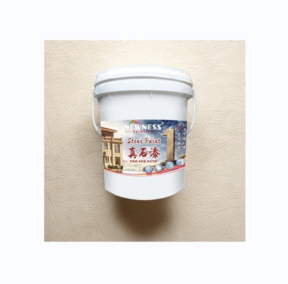 2024 pintura de pared exterior con tiempo de secado rápido y textura de piedra natural duradera